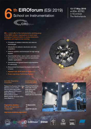 6th EIROforum School on Instrumentation (ESI 2019): Poster of the event