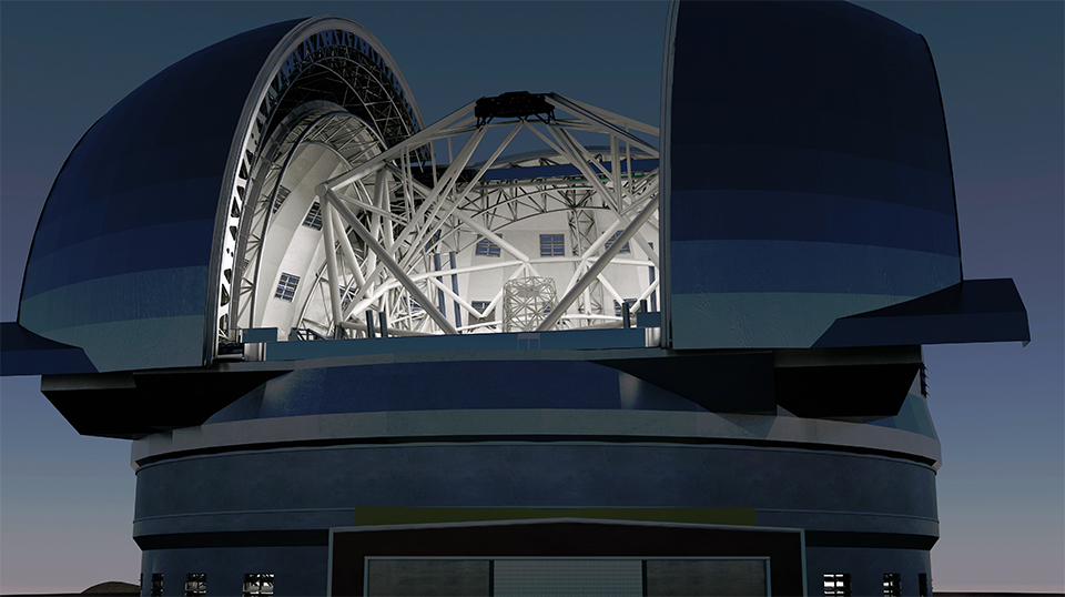 The Future European Extremely Large Telescope (Credit: Swinburne Astronomy Productions/ESO)