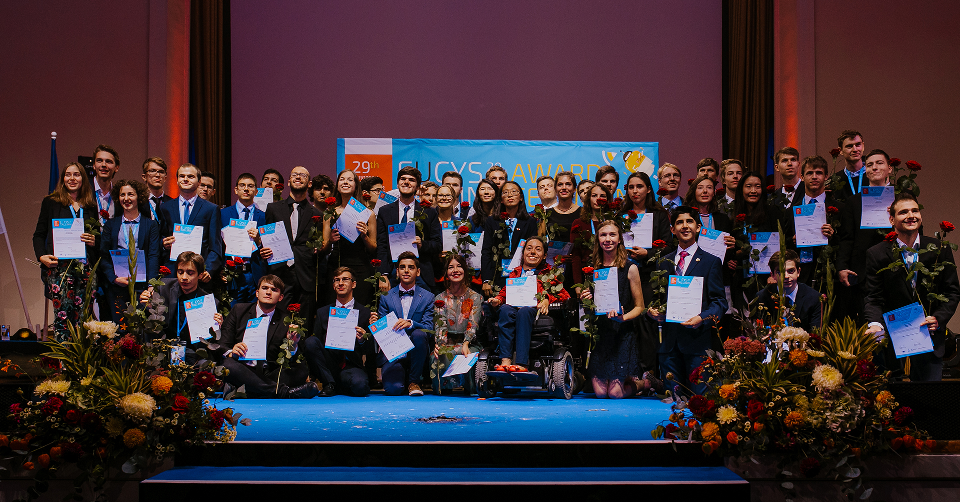 Winners at the EUCYS 2017 Awards Ceremony