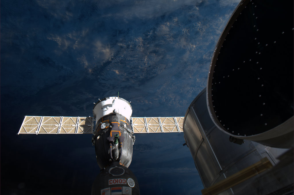 Soyuz docked to Station
