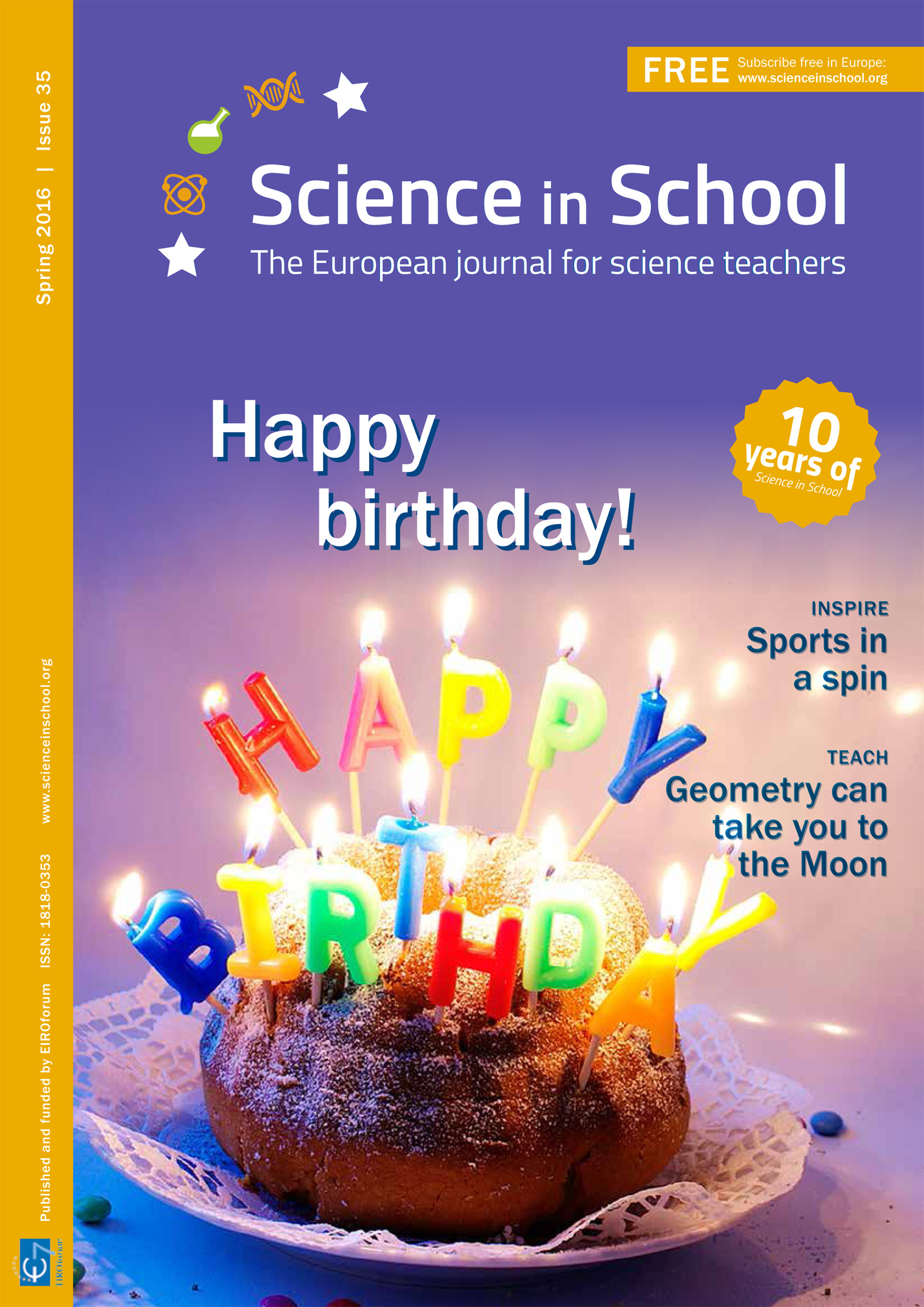 Science in School cover - Issue35