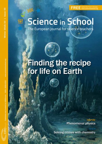 Science in School magazine cover - issue 49