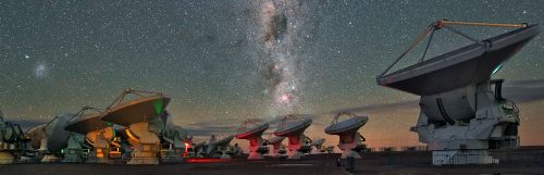 ALMA antennas (Credit: ESO/Y. Beletsky)