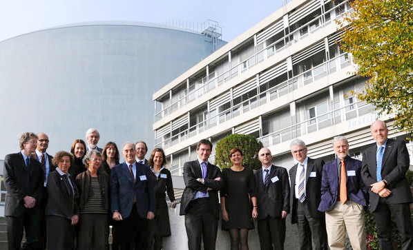 The Directors General of the EIROforum member organisations at their General Assembly at the ILL in Grenoble, France.