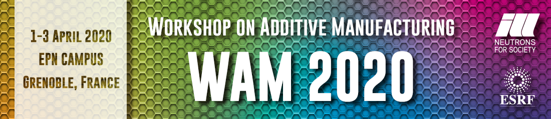 Key visual for the Workshop on Additive Manufacturing 2020 (WAM2020)